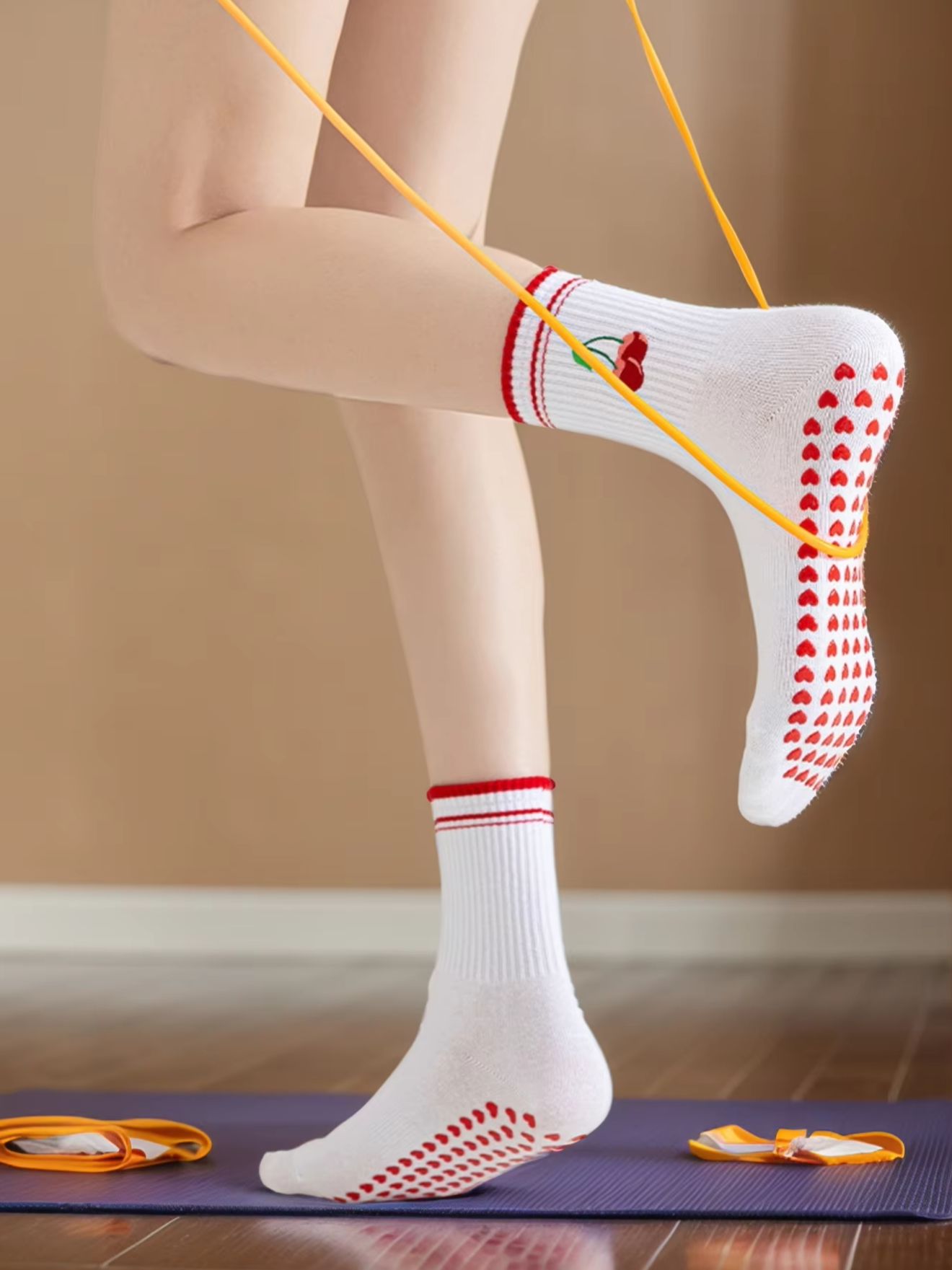 1 Paar grenzübergreifende prof – Medias Para Pilates Y Yoga Bewertung und Preis