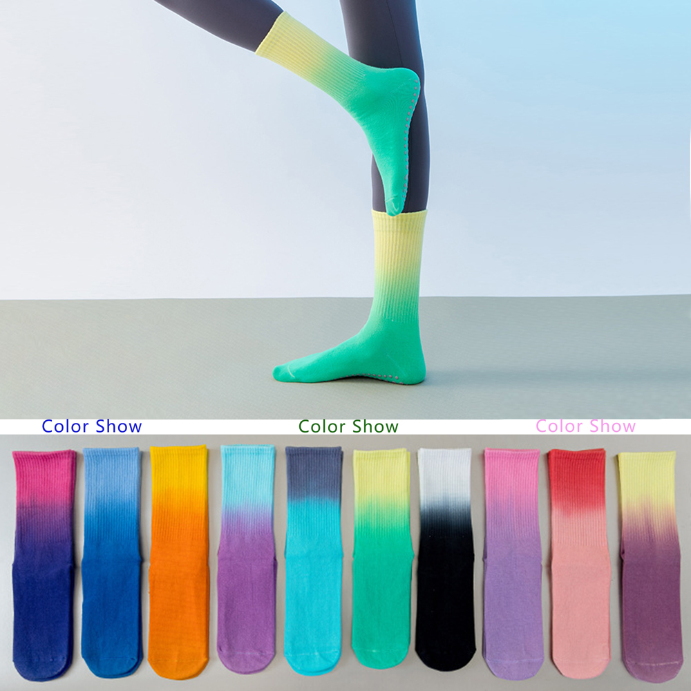 Bunte Frauen Sportsocken Baumw – Medias Para Pilates Y Yoga Bewertung und Preis